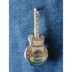 Seminole Hard Rock Casino & Hotel Guitar Pin 3-tier cake Tampa Happy Birthday